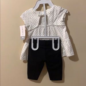 Carter's Matching Sets - Baby girls 3 month outfit black & white w/sequins Carter's Matching Sets - Baby girls 3 month outfit black & white w/sequins